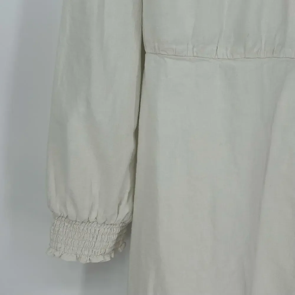 Michael Kors Linen Tie Front Dress Size L — Good Used, as is - Picture 2 of 4
